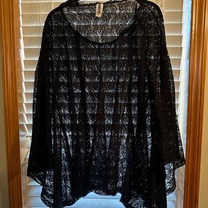 Black Lace Knit Cover